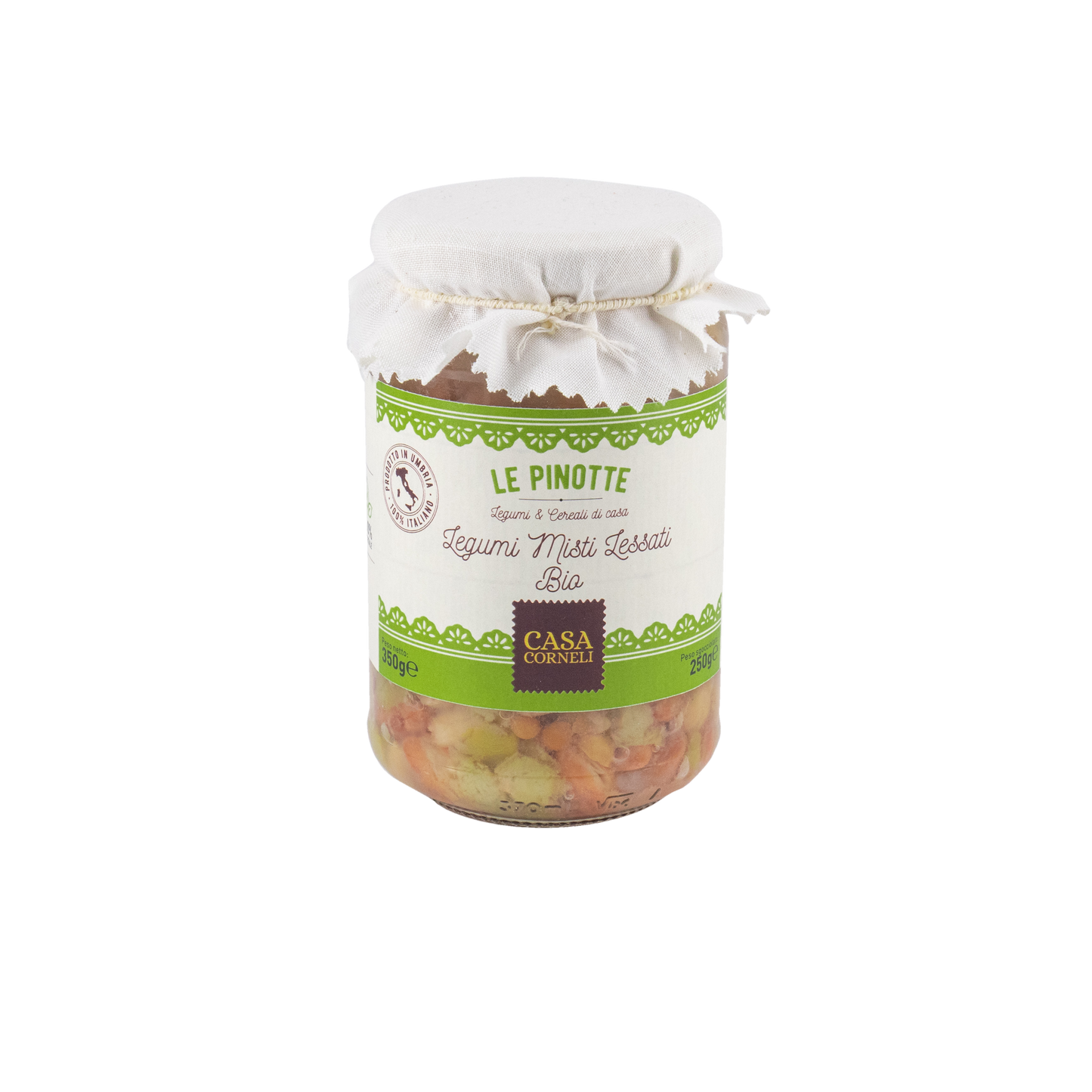 Legumi misti lessati al naturale