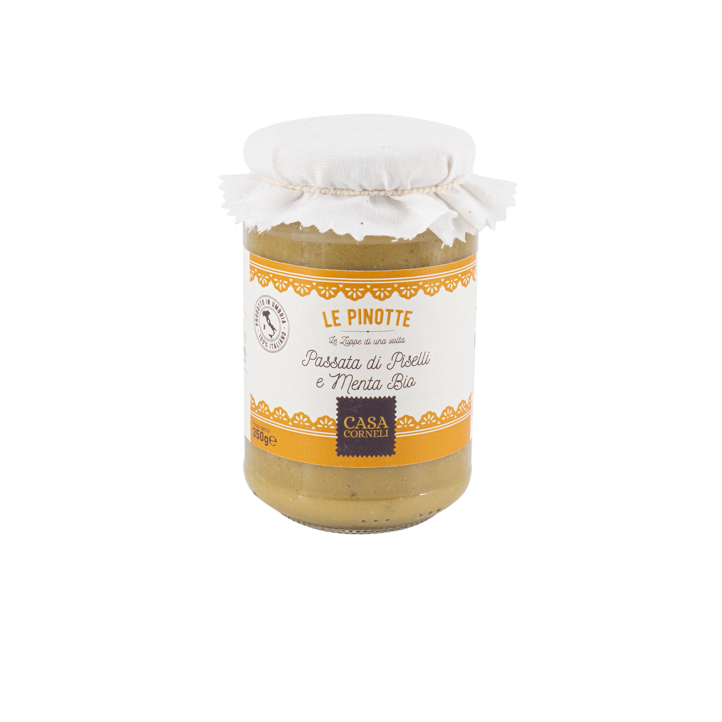 Passata di piselli e menta Bio