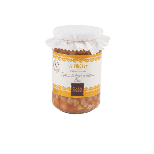 Zuppa di ceci e farro bio