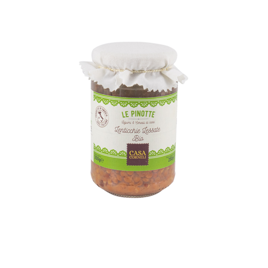 Lenticchie lessate al naturale